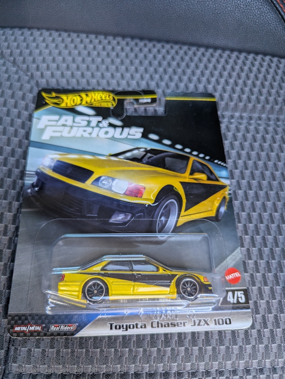Fast & Furious Yellow Toyota Chaser JZX 100 Toy Car